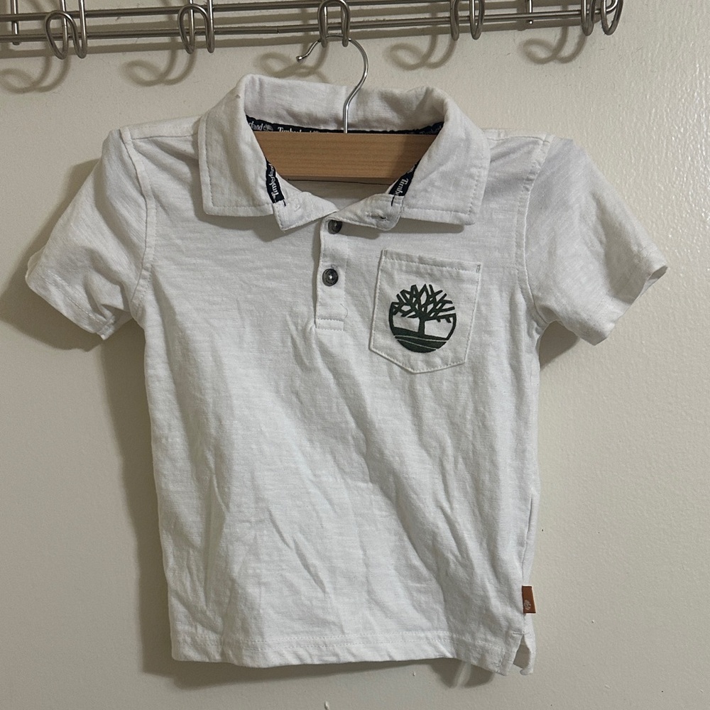 EUC Timberland Short Sleeve Logo Polo 3T